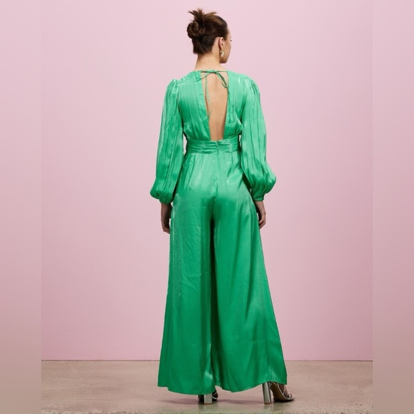 Elegant Emerald Jumpsuit - Picture 6 of 6